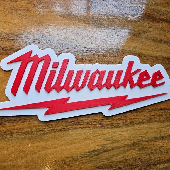 Milwaukee Tools 3D Printed Sign - Picture 2 of 2